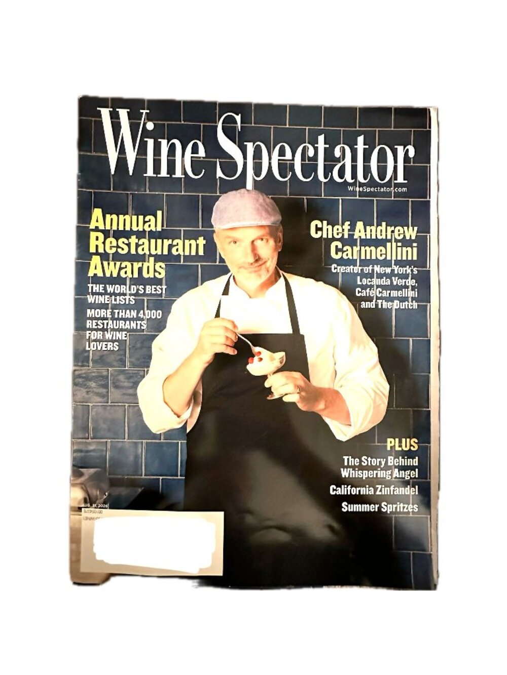Wine Spectator Magazine August 2026 Annual Restaurant Awards